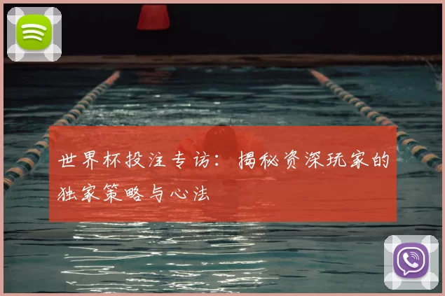 世界杯投注专访:揭秘资深玩家的独家策略与心法