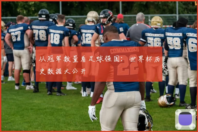 从冠军数量看足球强国:世界杯历史数据大公开